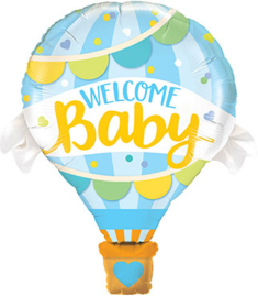 Welcome Baby - Luchtballon - Folie Ballon - 42 Inch/107 cm