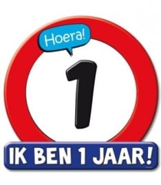 Huldeschild 1 jaar