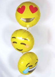 Emoticon - Emoji - Hartjes Ogen - 18 Inch. /46cm