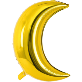 Halve Maan - Goud - Folie Ballon - 60 cm
