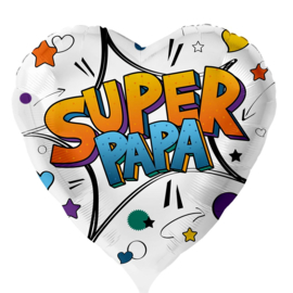 Super Papa - Folie Ballon - 18 Inch/45 cm
