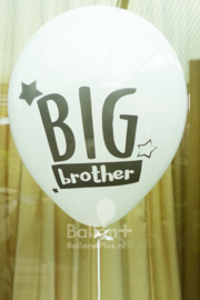 Big Brother - Grote Ballon + een Doorzichtige Confetti Ballon - 16 Inch/40 cm - 2 st.