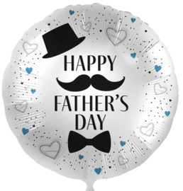 Happy Father's Day - Rond Folie Ballon - 17 Inch/43cm