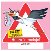Huldeschild een Meisje