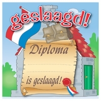 Huldeschild geslaagd