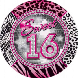 Folie Ballon - 16 - Sweet 16 - 18 Inch/45cm