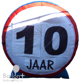 Verkeersbord, alle leeftijden mogelijk om de maken, 16, 18 ,21 ,30 ,40, 50, 60, 65, 70, 75, 80, 85,  90, 95