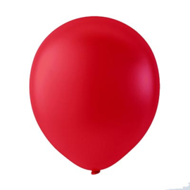 Rode ballonnen om te vullen met helium - Metallic rood - glans ballonnen - 30 cm - 5stk