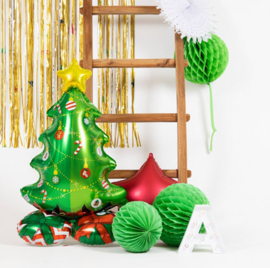 Kerstboom Staand - Groen - Folie Ballon - 32 Inch/81 cm