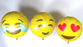 Emoticon - Emoji - Hartjes Ogen - 18 Inch. /46cm