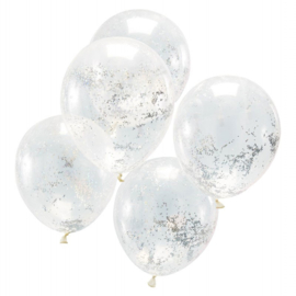 DIY :Holografische Glitter Confetti Doorzichtige Latex Ballonnen 5 st.