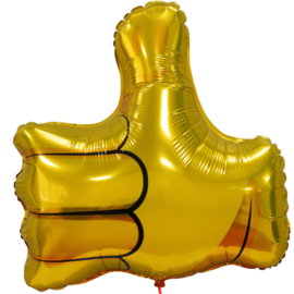 Duim Omhoog - Gouden Folie Ballon XL - 47x49cm