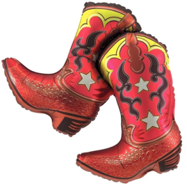 Cowboy Laarzen - Dancing Boots  - XXL Folie Ballon - 36 Inch / 91 cm