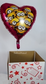 Minion -  Hart - Dave & Stuart - Folie ballon - 18 inch/45cm