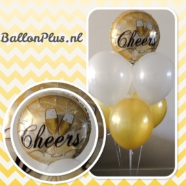 Cheers  - Goud- Folie Ballon - 18 inch / 46cm