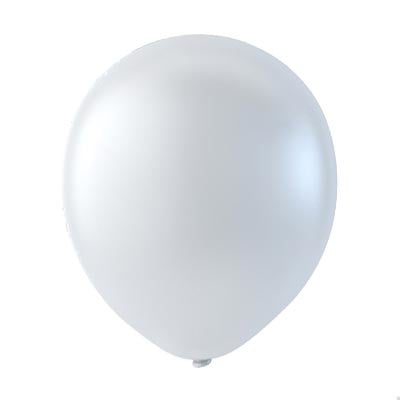 West Bevestigen aan Denemarken Witte ballonnen om te vullen met helium - Metallic wit - glans ballonnen -  30 cm - 5stk | Gekleurde latex ballonnen | ballonplus.nl