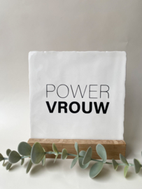 Tegel - Power vrouw