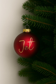 Kerstbal - Naam