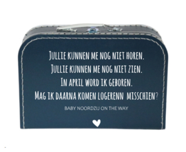Koffer – Unieke Geboorteaankondiging