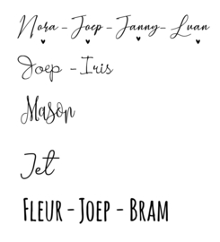 Kerstbal - Naam
