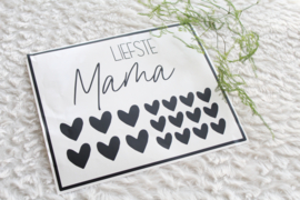 DIY stickervel - Moederdag