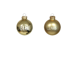 Kerstbal - Naam