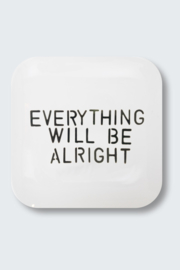 'Everything will be alright' - dinerbord