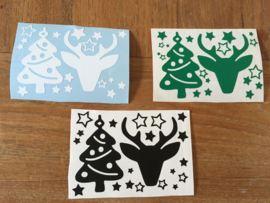 Klein DIY stickervelletje voor de kerstperiode