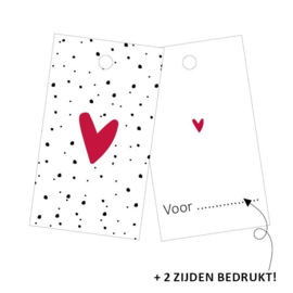 Cadeaukaartje  hartje