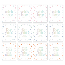 Set van drie  holografische SOW (sluit)stickers