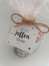 cadeaukaartje liefste juffen thee