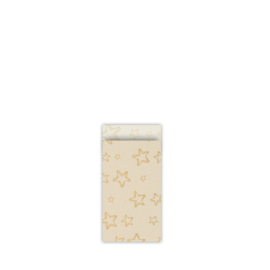 cadeauzakje Super Stars – paperwise/goud  7x13 cm