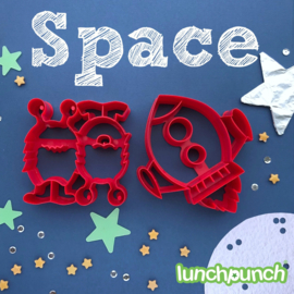Lunch Punch Sandwich Cutters- Space