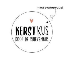 Sluitsticker kerstkus door de brievenbus