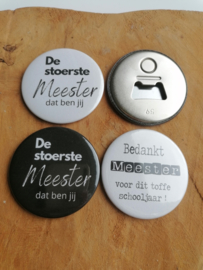 Magneet/opener bedankt meester voor dit toffe schooljaar! (DL)