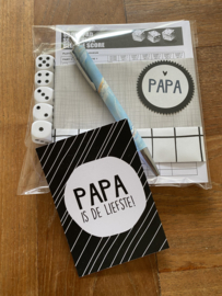 yathzee cadeautje papa