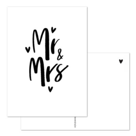 Kaart Mr & Mrs