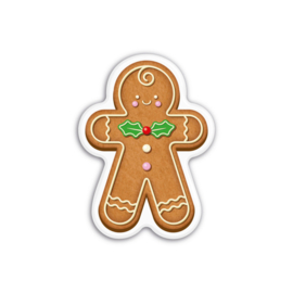 Magneet, gingerbread mannetje