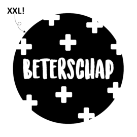 (sluit)sticker beterschap xxl