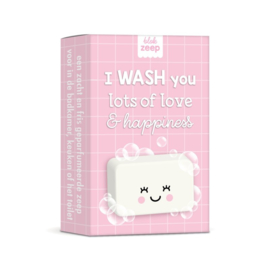 I WASH you lots of love & happiness, rose (DL)