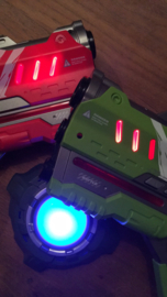 Huur Lasergame pakket; 8+1 laserguns