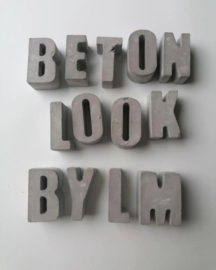 (Stoep) Krijt letter betonlook