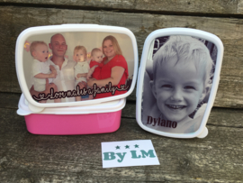 broodtrommel / lunchbox met foto