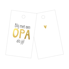 Cadeaulabel blij met een opa als jij!