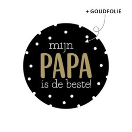 sluitsticker mijn papa is de beste !