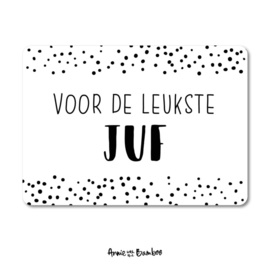 kaart voor de leukste juf