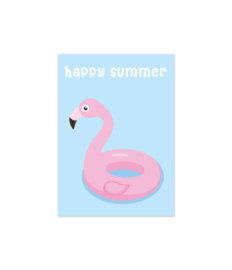Ansichtkaart happy summer