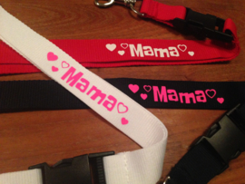 Keycord voor mama met hartjes