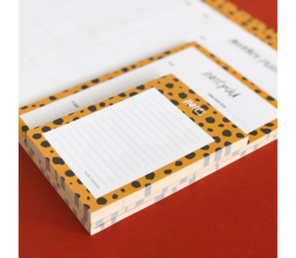 notitieblokje notes met cheetah print