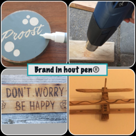 workshop Broodplank bewerken met brand in hout pen